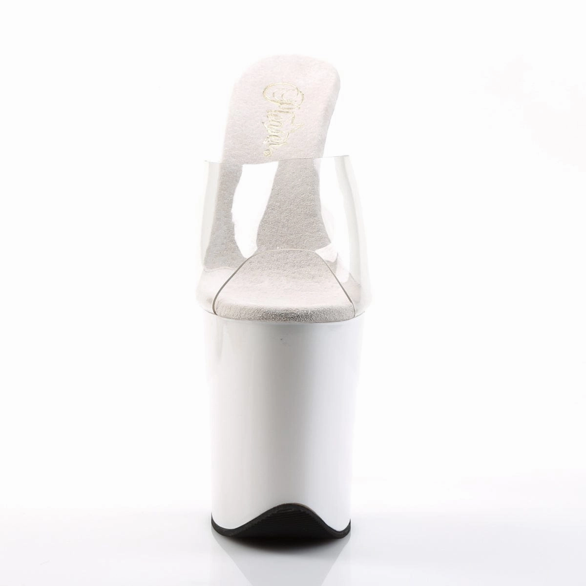 Sporty Comfortable Fashionable Flats FLAMINGO-801 Clear/White