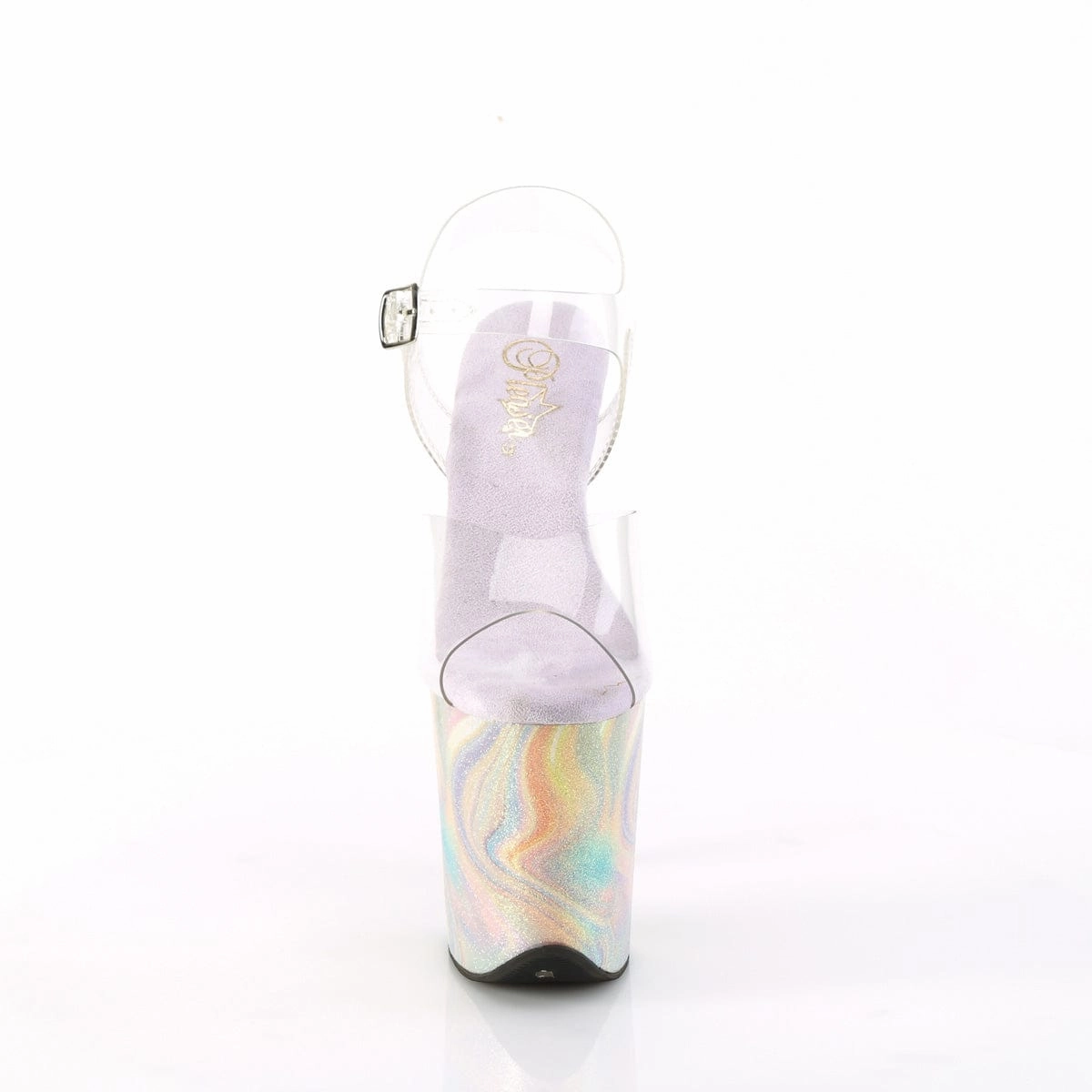 FLAMINGO-808CRF Clear/Lavender Multi Glitters Casual Shoes Simple Feel