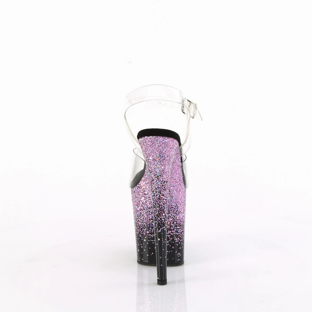 FLAMINGO-808SS Clear/Black-Purple Multi Glitter Minimal Weight