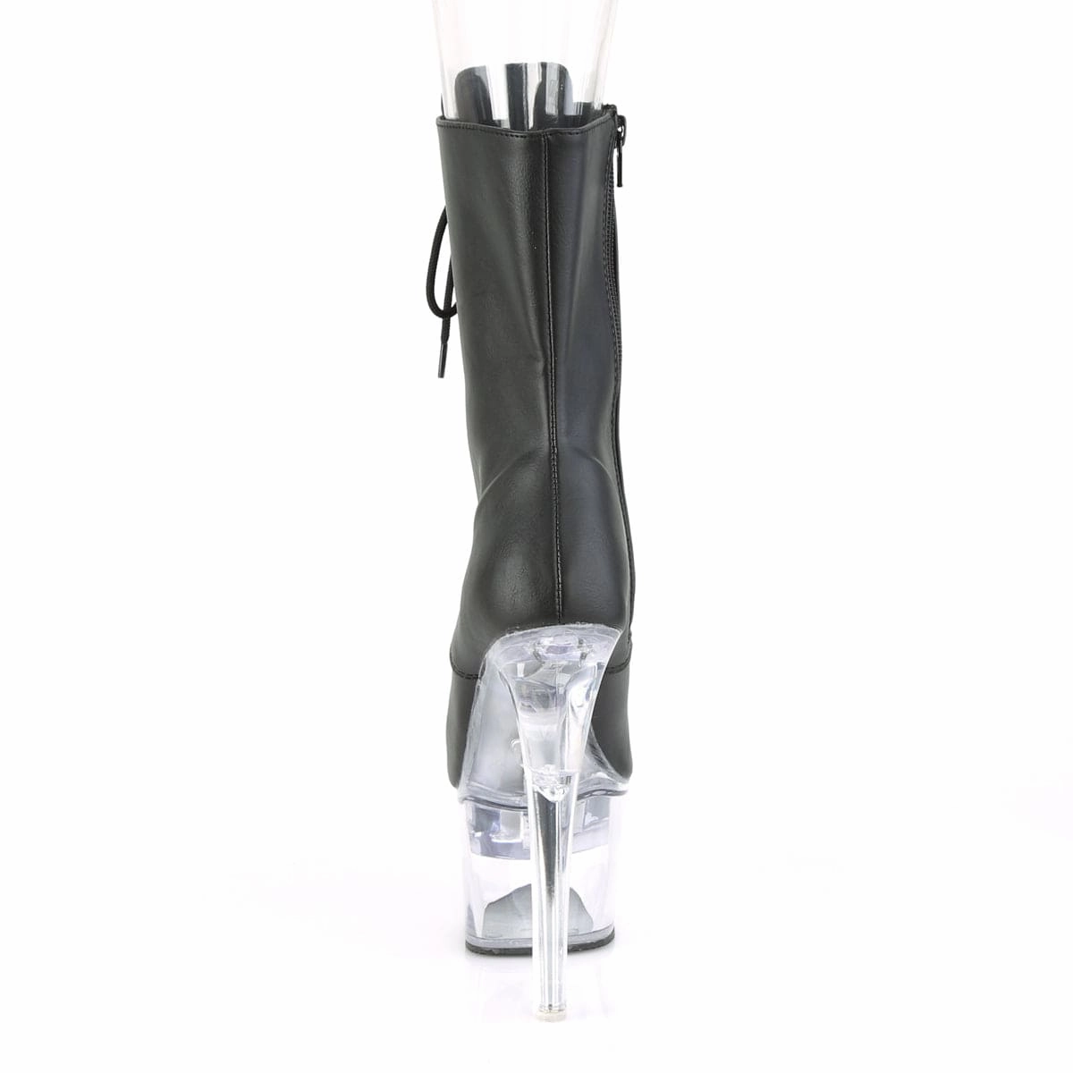 FLASHDANCE-1020-7 Black Faux Leather/Clear Street Glow Balance Fit