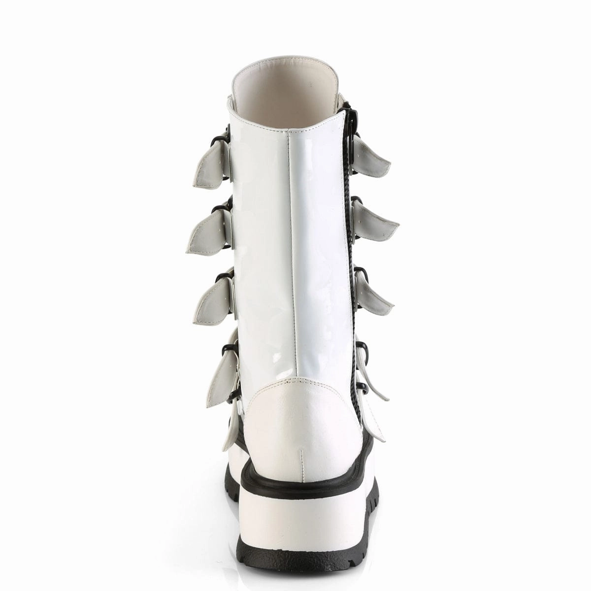 SLACKER-160 White Patent Kind Glow