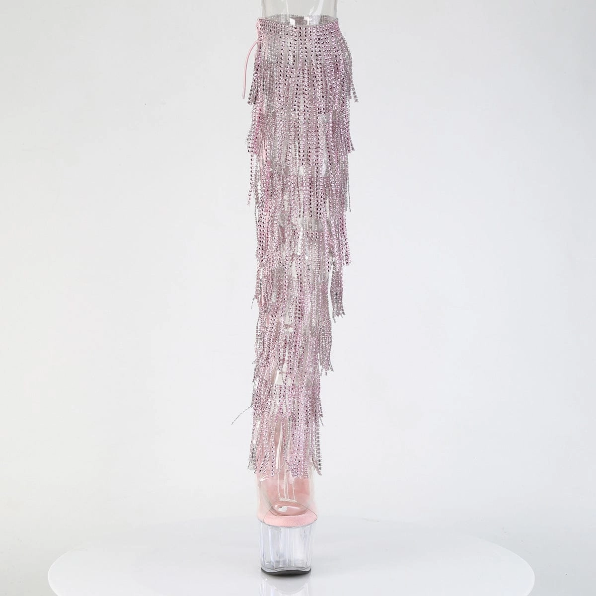 ADORE-3019C-RSF Clear-Baby Pink/Clear Hiking