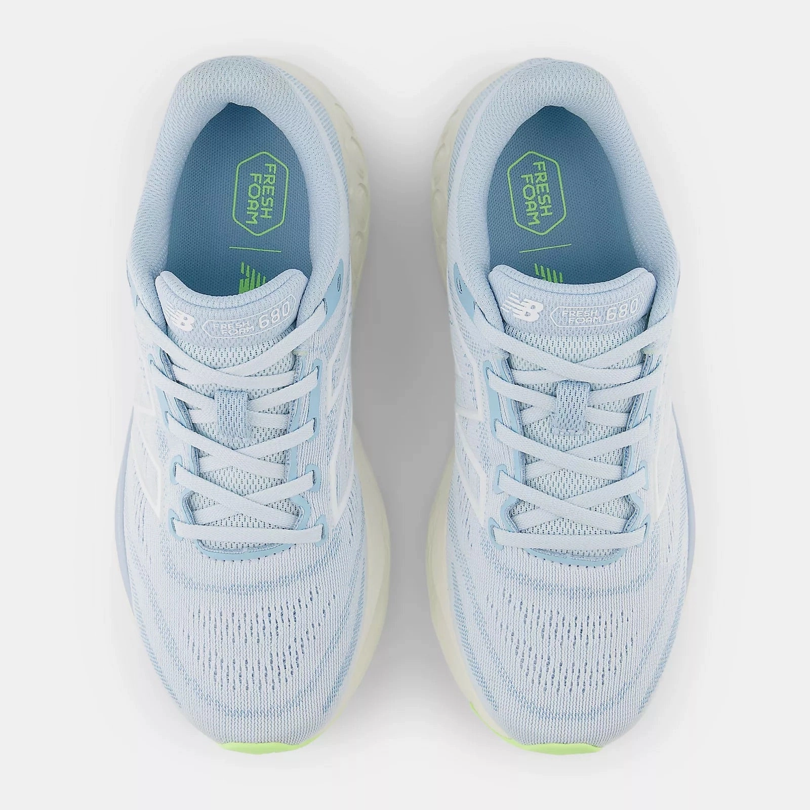 Fresh Foam X 680v8 - Quarry Blue and Chrome Blue London Cool Heat Mode