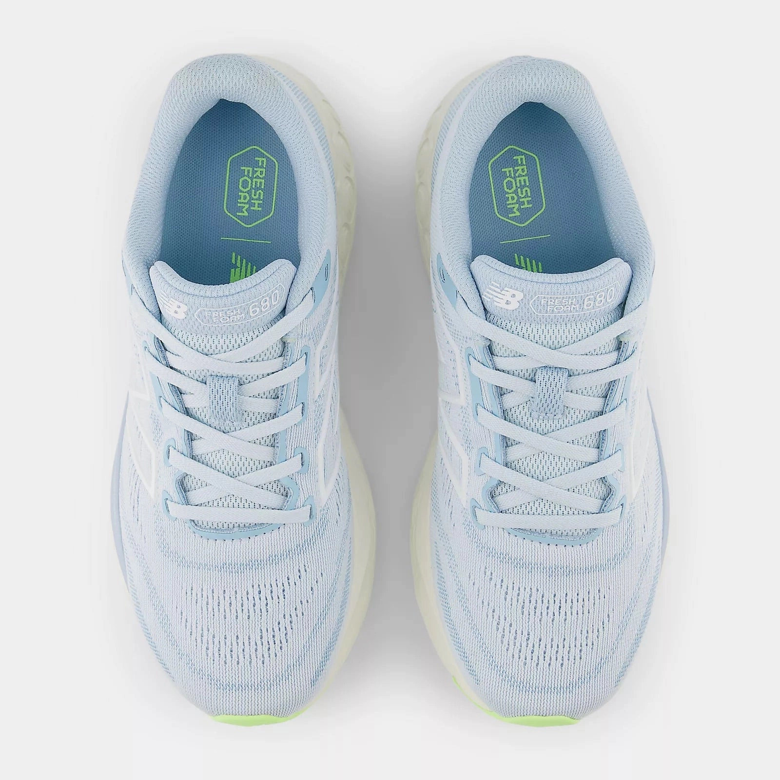 Fresh Foam X 680v8 - Quarry Blue and Chrome Blue London Cool Heat Mode