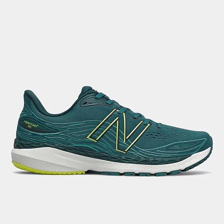 Fresh Foam X 860v12 - Mountain Teal with Sulfur Yellow Comfort Flex Soul Walk