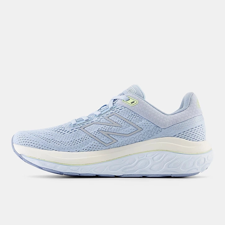 Fresh Foam X 860v14 - Light Chrome Blue with Limelight Work Base Track Run