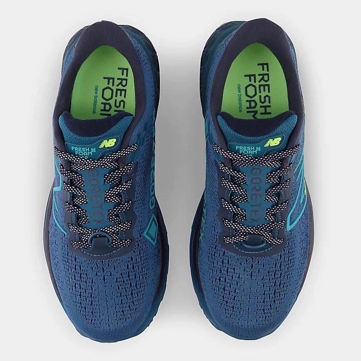 Fresh Foam X 880v12 GTX Men's - Dark Moonstone with Electric Teal Shiny Tone