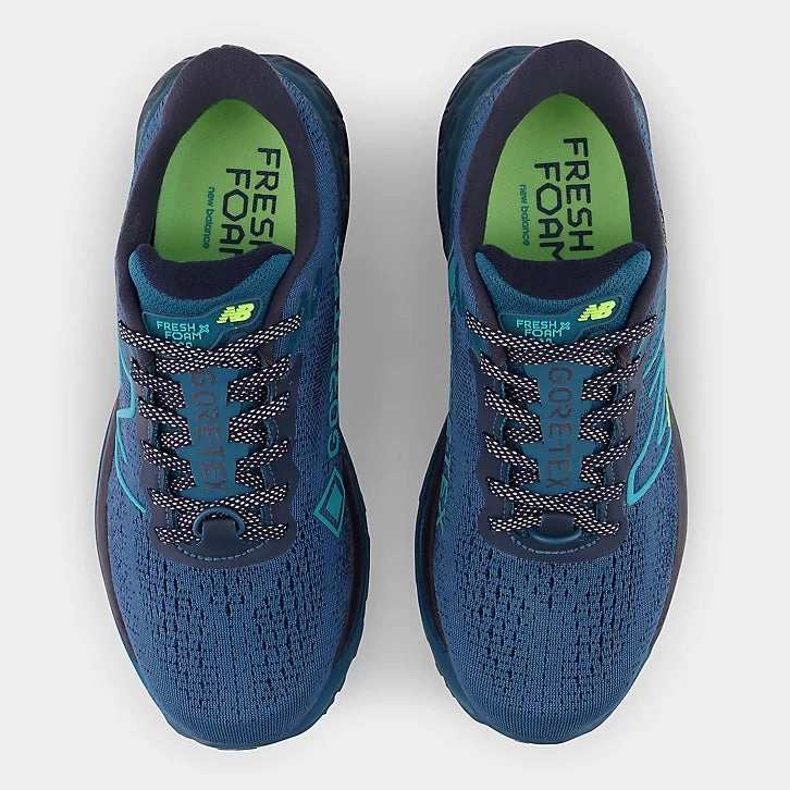 Fresh Foam X 880v12 GTX Men's - Dark Moonstone with Electric Teal Shiny Tone