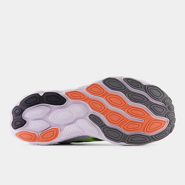 Soft Move Step Tall Fresh Foam X 880v14 - Grey Matter with Taro