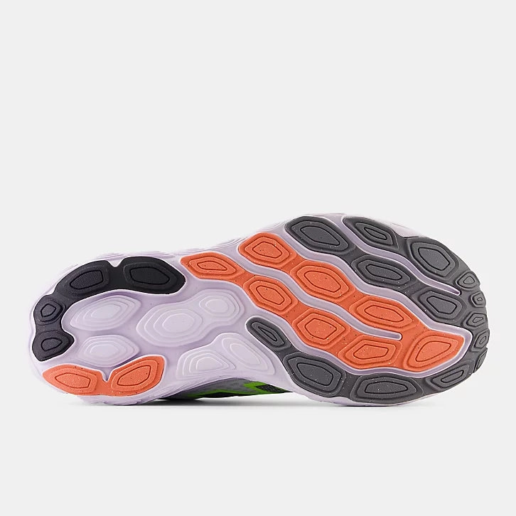 Soft Move Step Tall Fresh Foam X 880v14 - Grey Matter with Taro