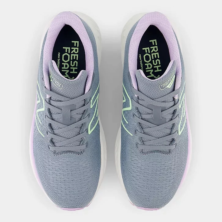 Dock Easy Heel Safe Fresh Foam X EVOZ v3 - Arctic Grey with Green Aura