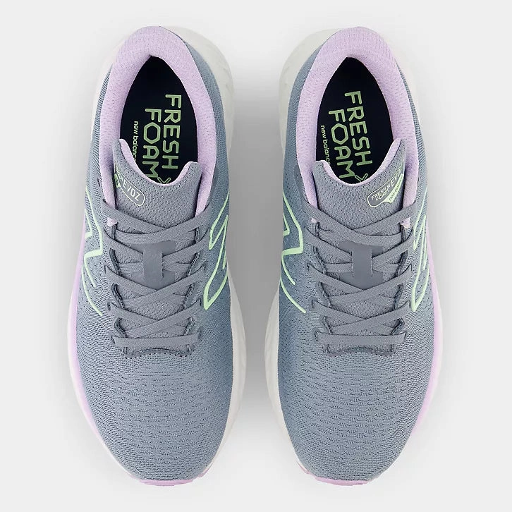 Dock Easy Heel Safe Fresh Foam X EVOZ v3 - Arctic Grey with Green Aura