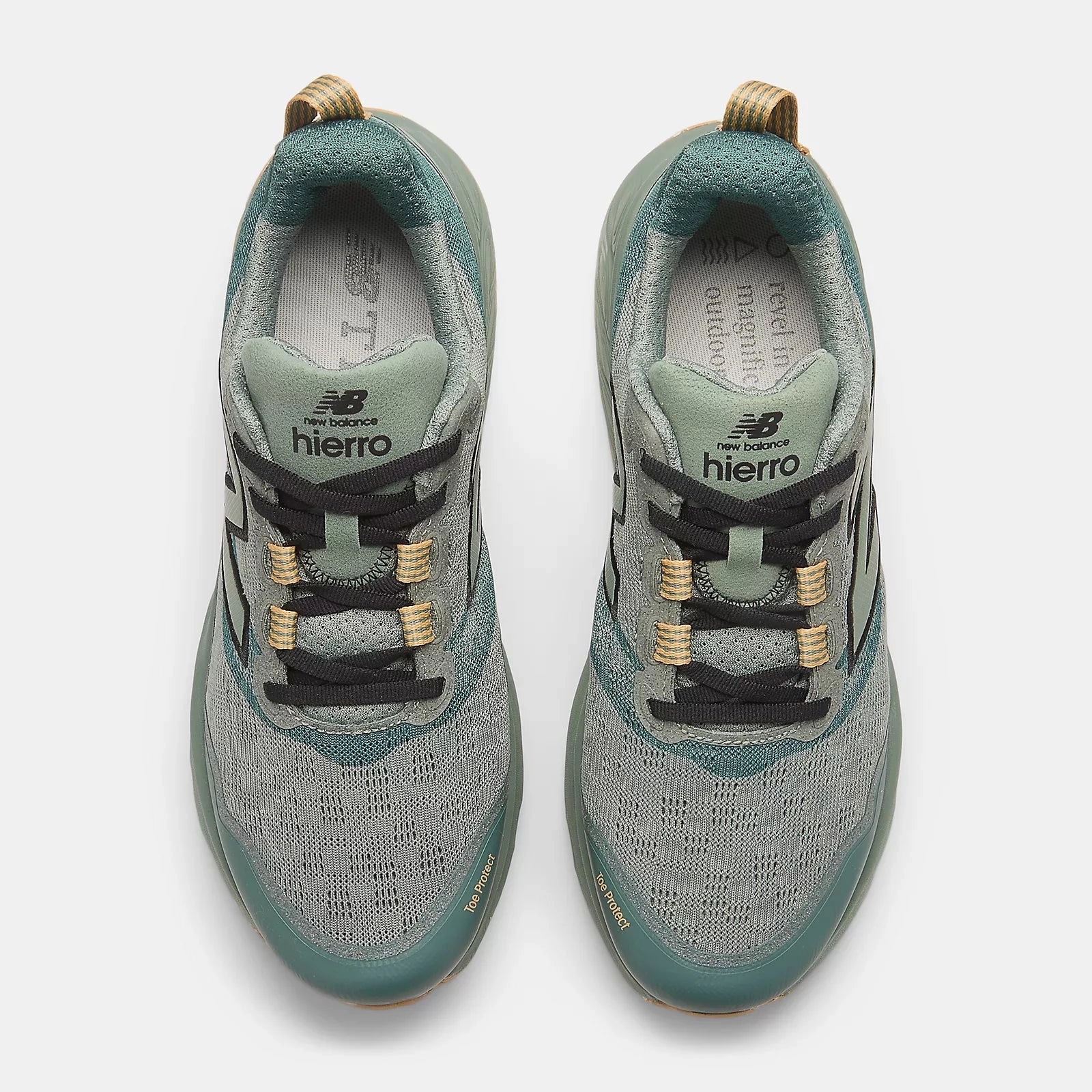 Leather Fresh Foam X Hierro v9 - Dark Juniper with Black