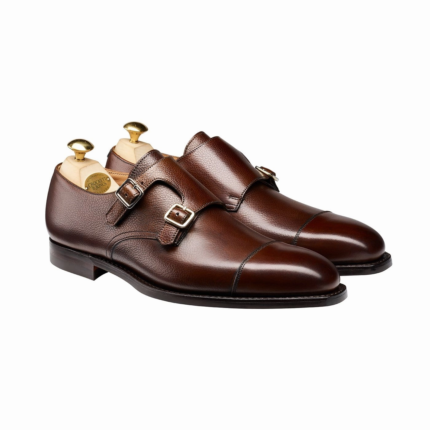 Lowndes Dark Brown Pebble Grain Match Fit