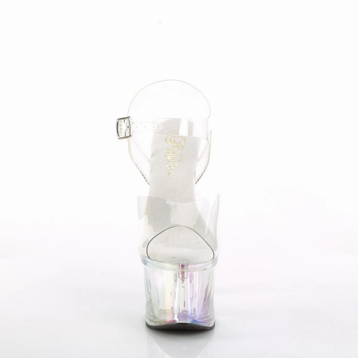 ESTEEM-708RBP Clear/Clear Hologram Holiday Mood Slip-On Shoes