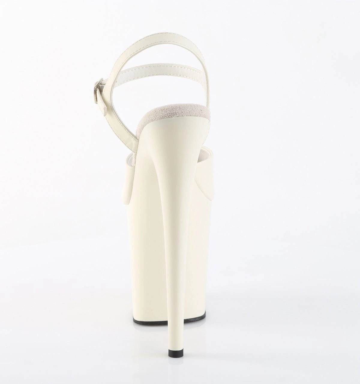 FLAMINGO-809 Platform Shoes Off-White Faux Leather/Off-White Matte Park Friendly