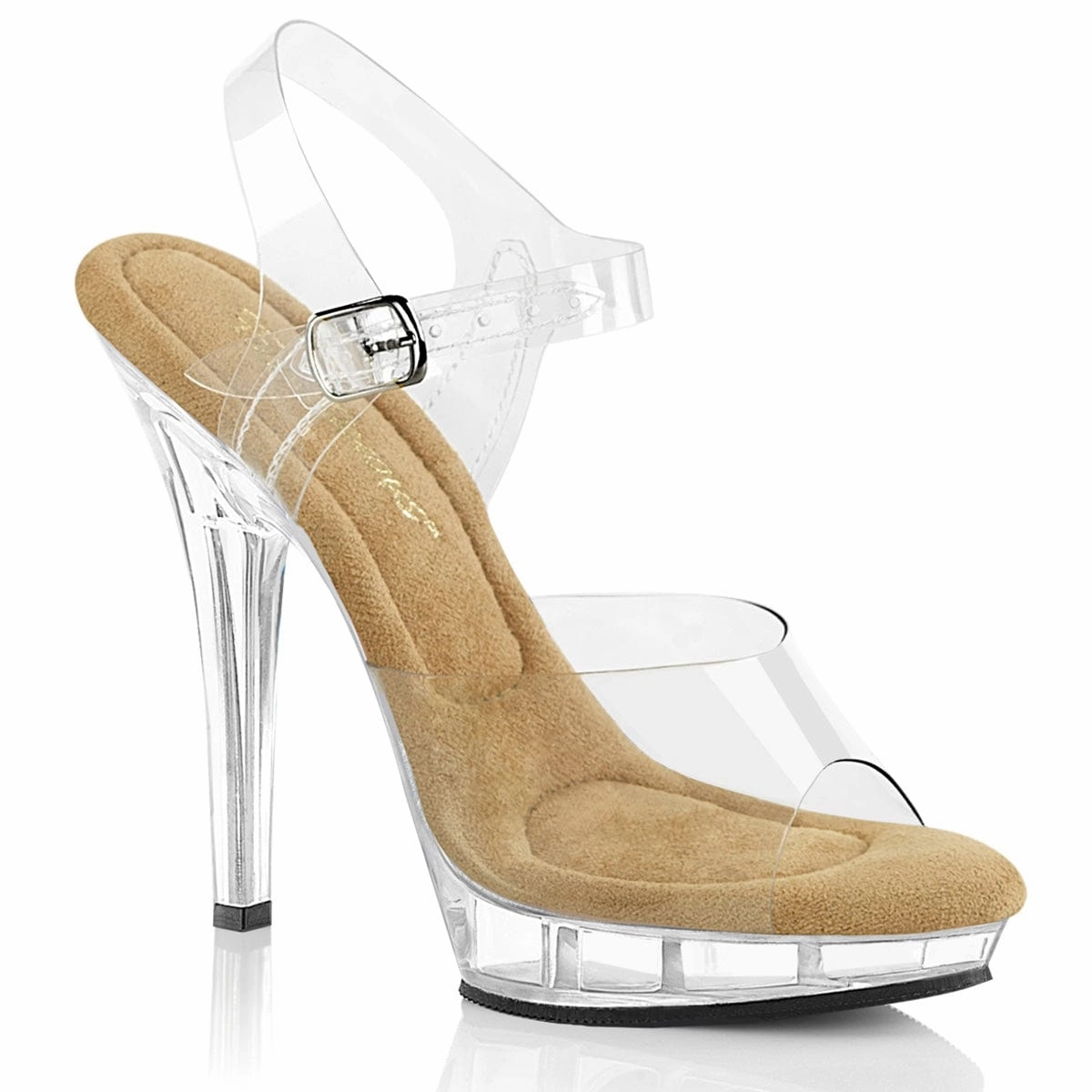 Casual Outdoor Shoes Lounge Mood LIP-108 Clear-Tan/Clear