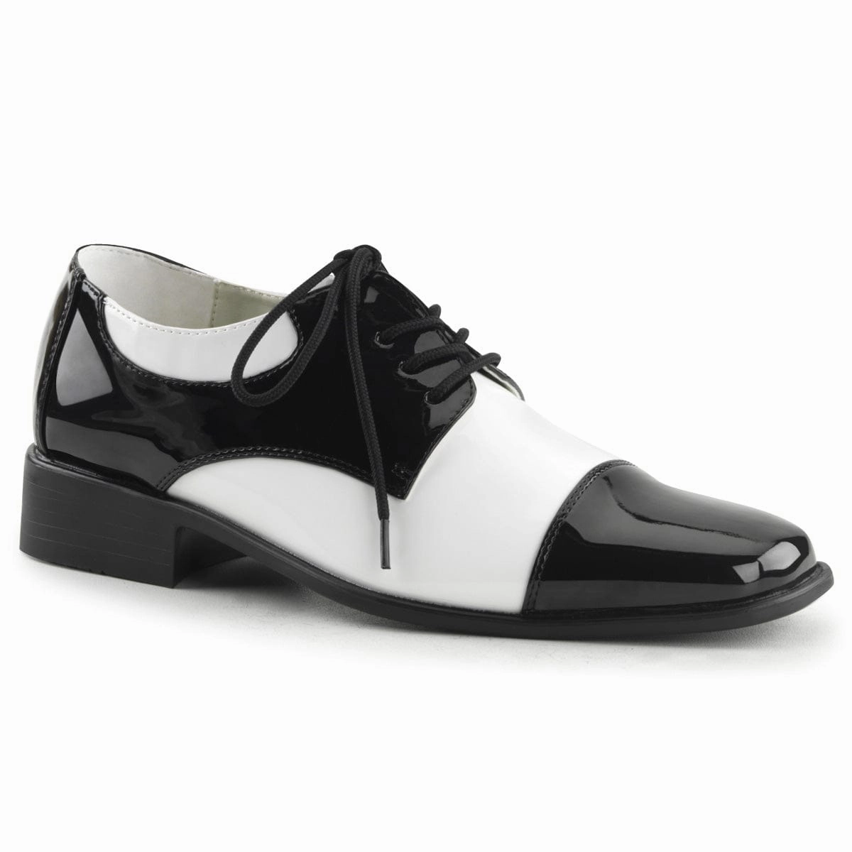 Beach Fun Walking DISCO-18 Black-White Patent