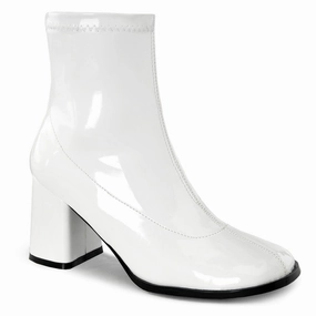 shoe brand enhancement for people who want an adjustable straps product GOGO-150 White Stretch Patent