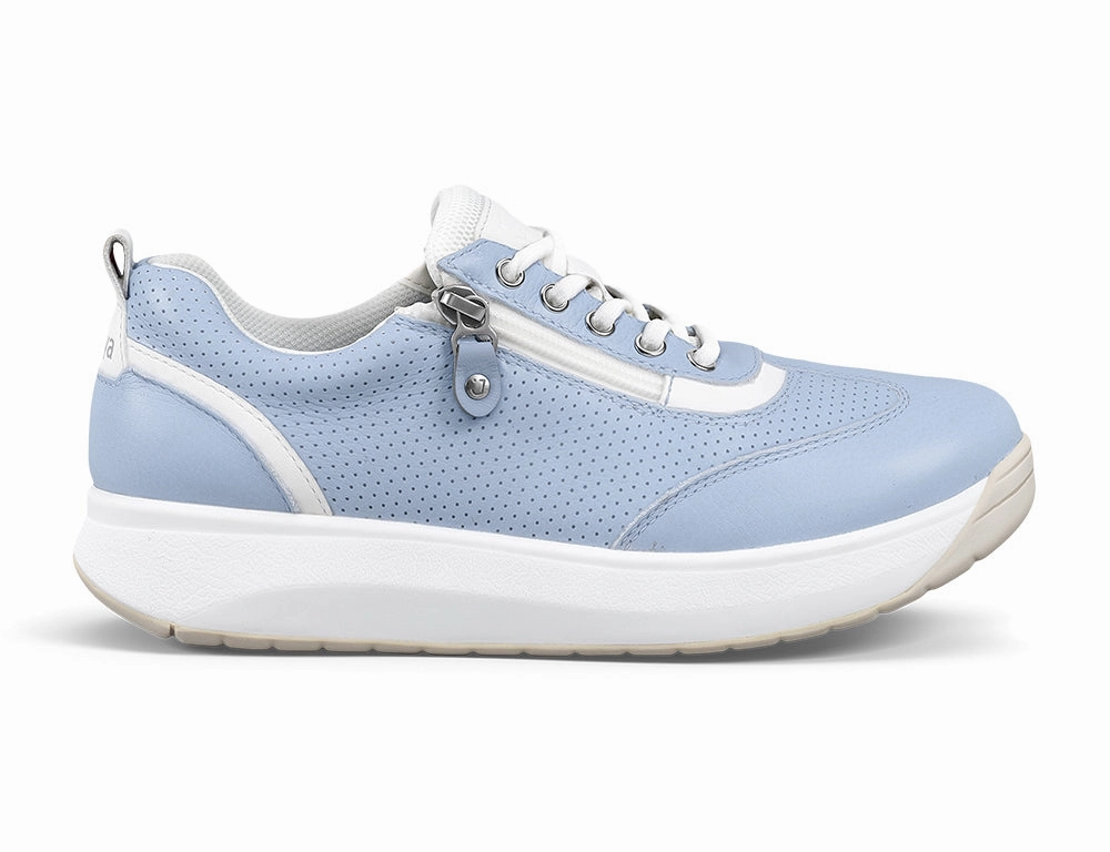 Comfort Fit night walk Womens Senso Zip Laura Light Blue Shoes