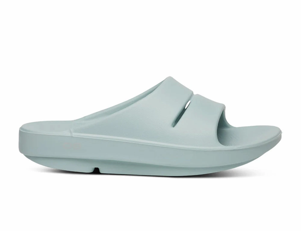 OOfos OOahh Mist Recovery Slides Black Edge