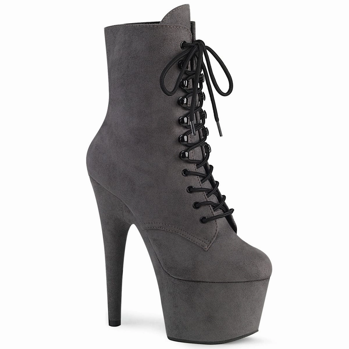 ADORE-1020FS Grey Faux Suede/Grey Faux Suede Deep Grip