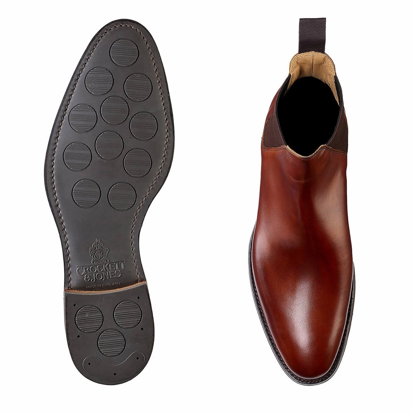 Daily Function Chelsea 8 Chestnut Burnished Calf