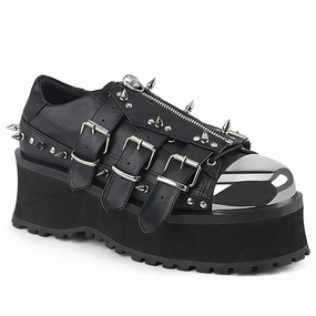 Arch Fit GRAVEDIGGER-03 Black Vegan Leather