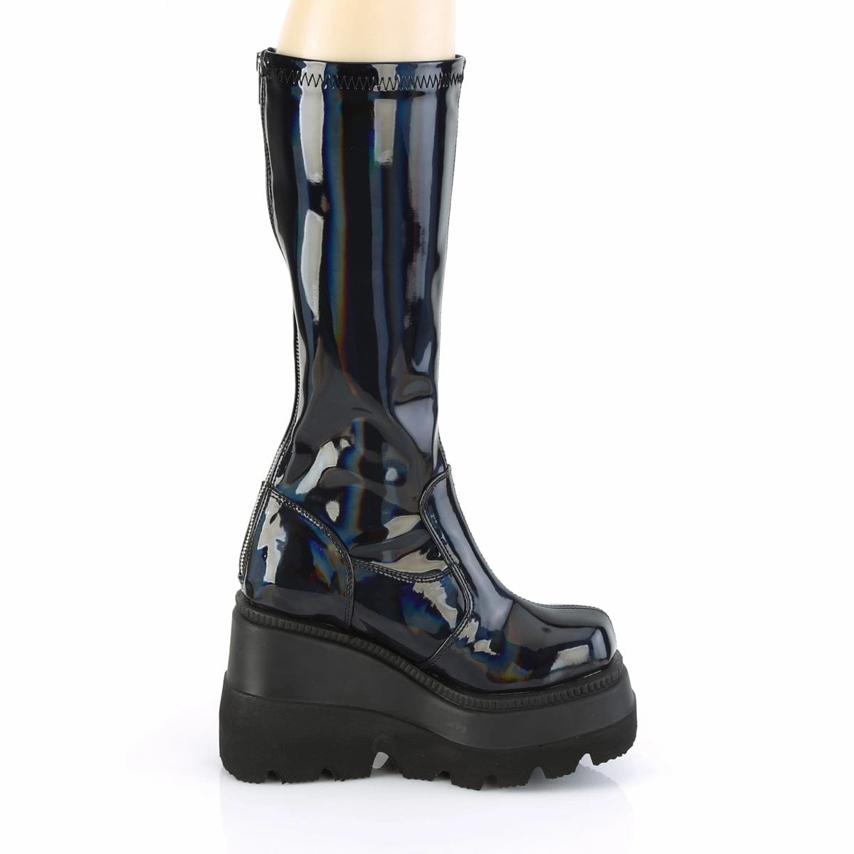 Calm Mood SHAKER-65 Stretch Black Patent Hologram