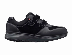 Hot Day Mens Active Dynamo Strap Black Trainers