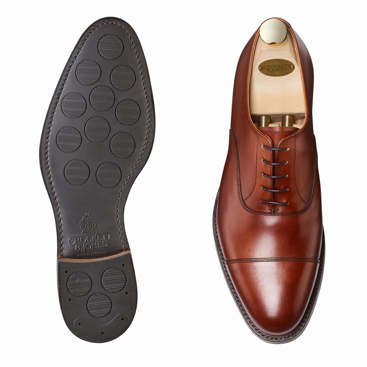 Luxe Shade Easy Slip Connaught 2 Chestnut Burnished Calf (City Sole)