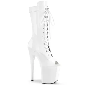 FLAMINGO-1051 White Patent/White MachineWashable