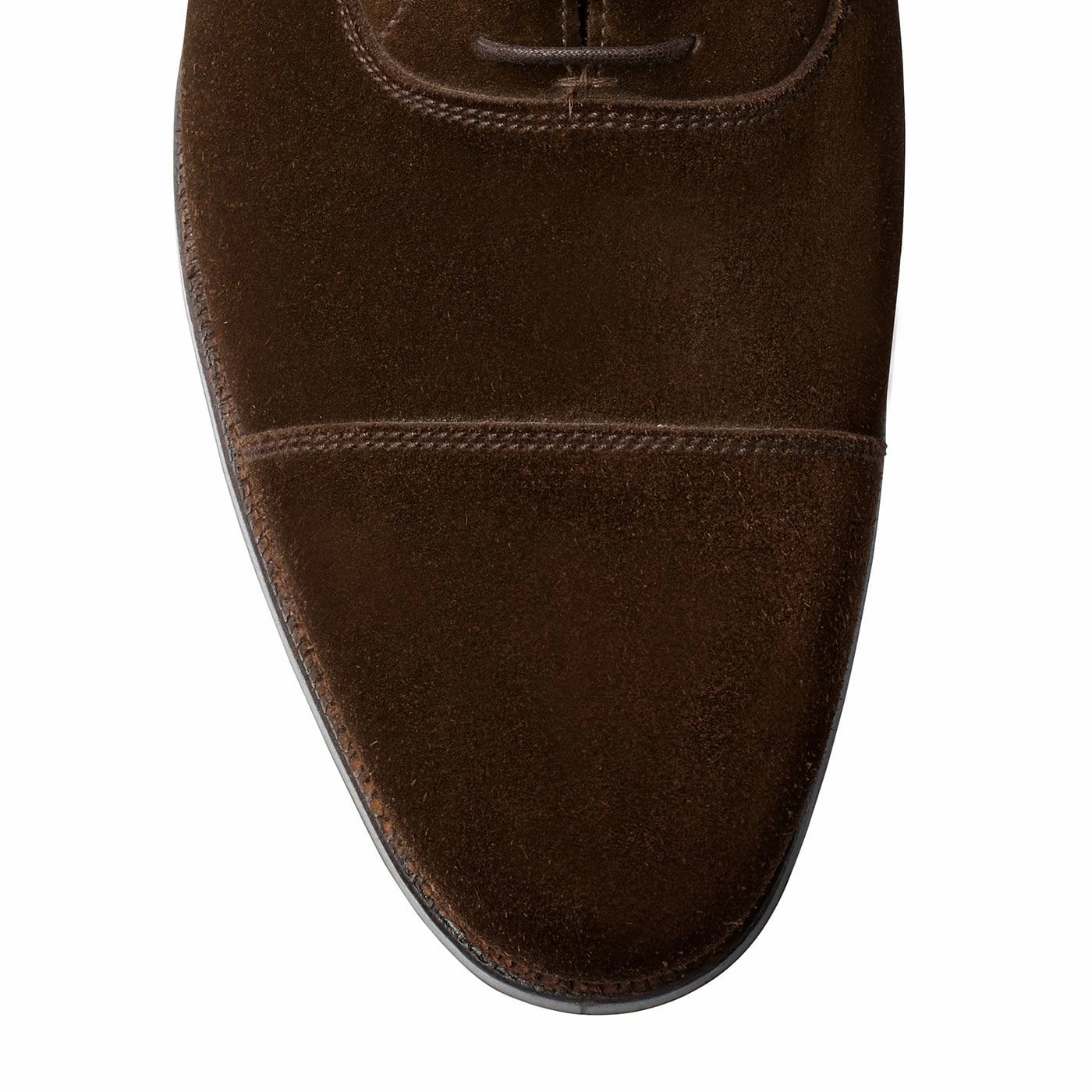 Lonsdale Dark Brown Calf Suede Slip-On Style