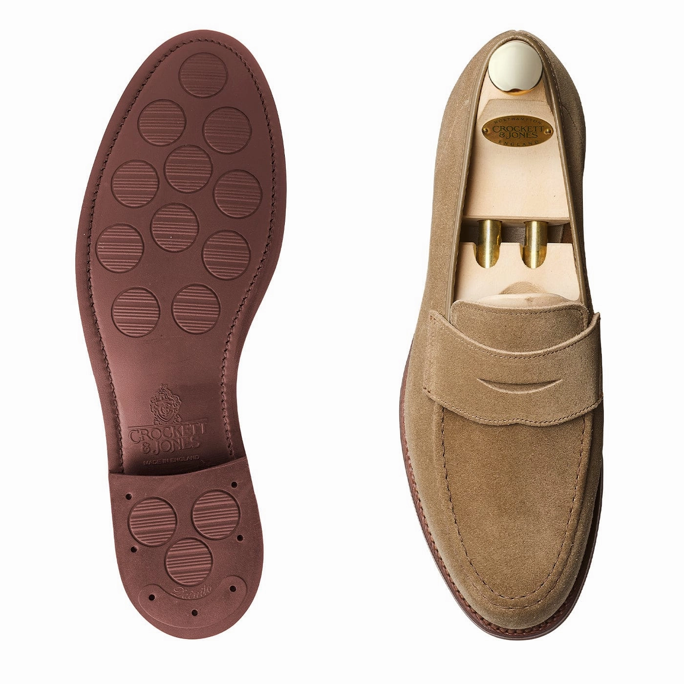 All-day Comfort Monk Strap Style Harvard 2 Khaki Suede