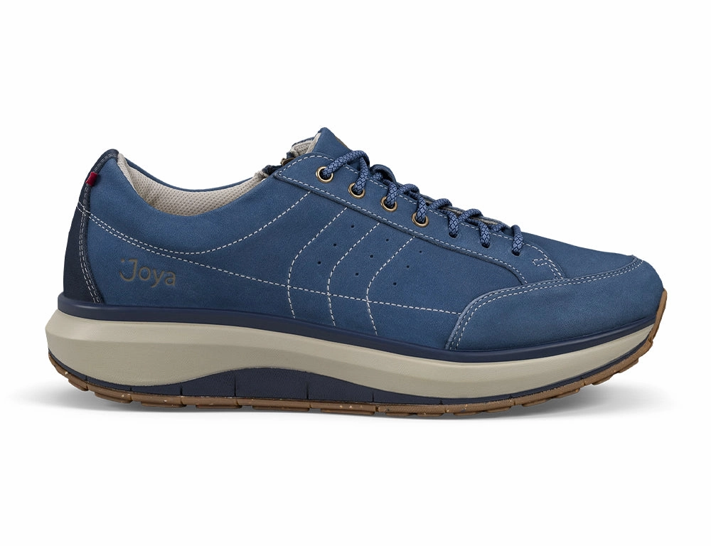 Mens Wave Wide-Fit Zip Moscow Blue Shoes Daily Walk