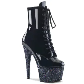Storm Proof Clean Silhouette ADORE-1020LG Black Patent/Black Multi Glitter