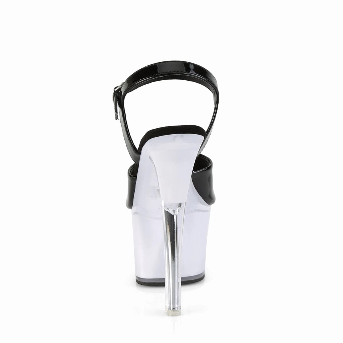 ILLUMINATOR-709 Black Patent/White Glow Ground Hug