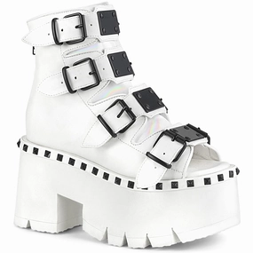 ASHES-70 White Vegan Leather Breathable