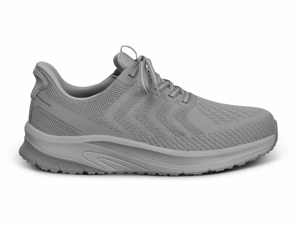 Mens Hands-Free Tilos Grey Grey Trainers Event Mode Silver Shine