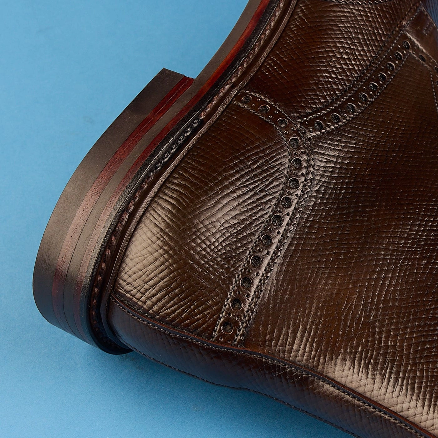 Graduate Islay Dark Brown Hatch Grain Cordovan