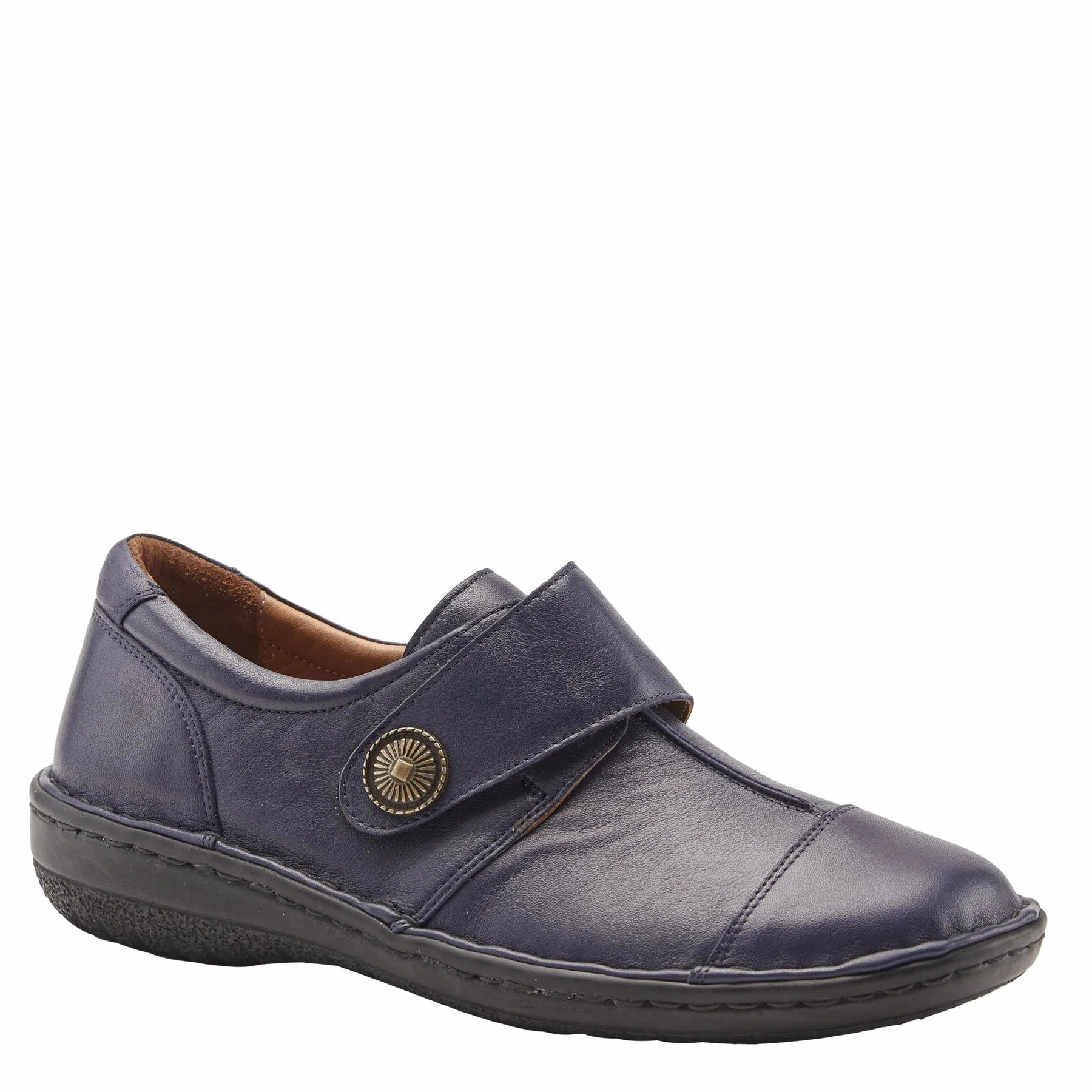 Kaminia - Navy Monk Strap Style Soft Pad