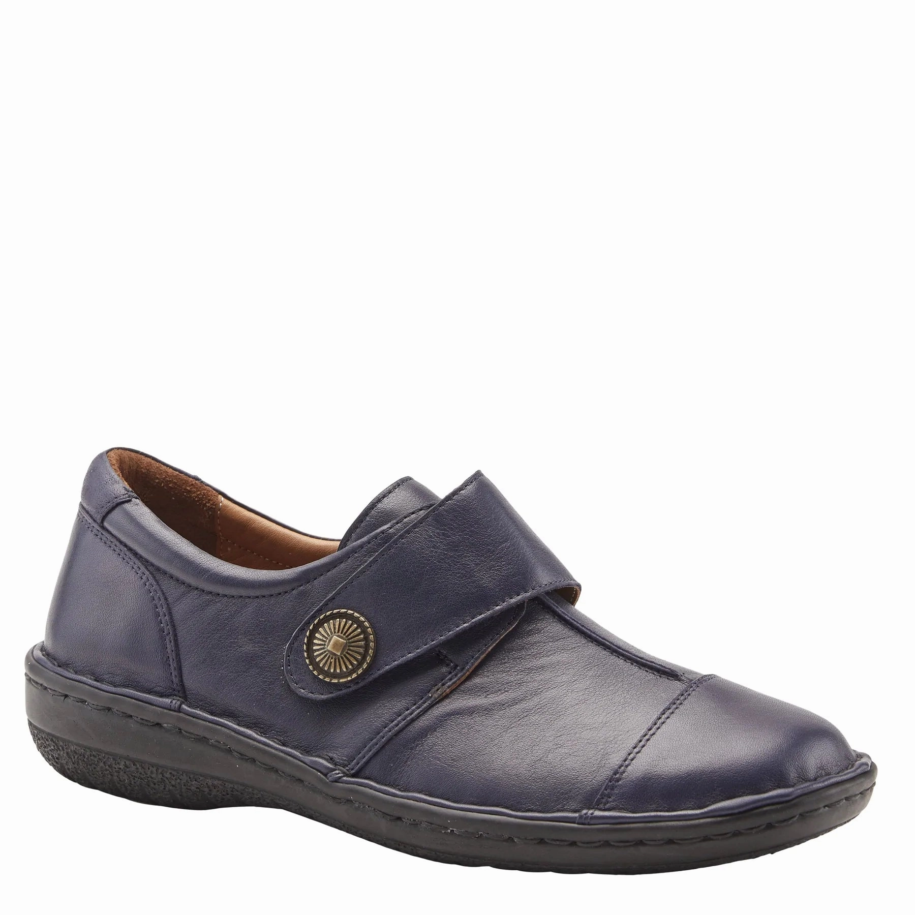 Kaminia - Navy Monk Strap Style Soft Pad