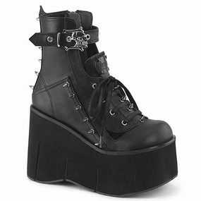 Comfort Wedge Star Walk KERA-150 Black Vegan Leather
