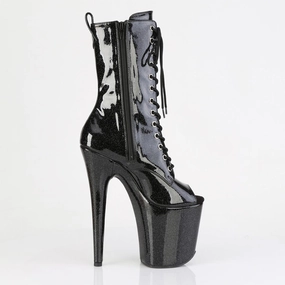 Flexible Design Smooth Form FLAMINGO-1041GP Black Glitter Patent/M