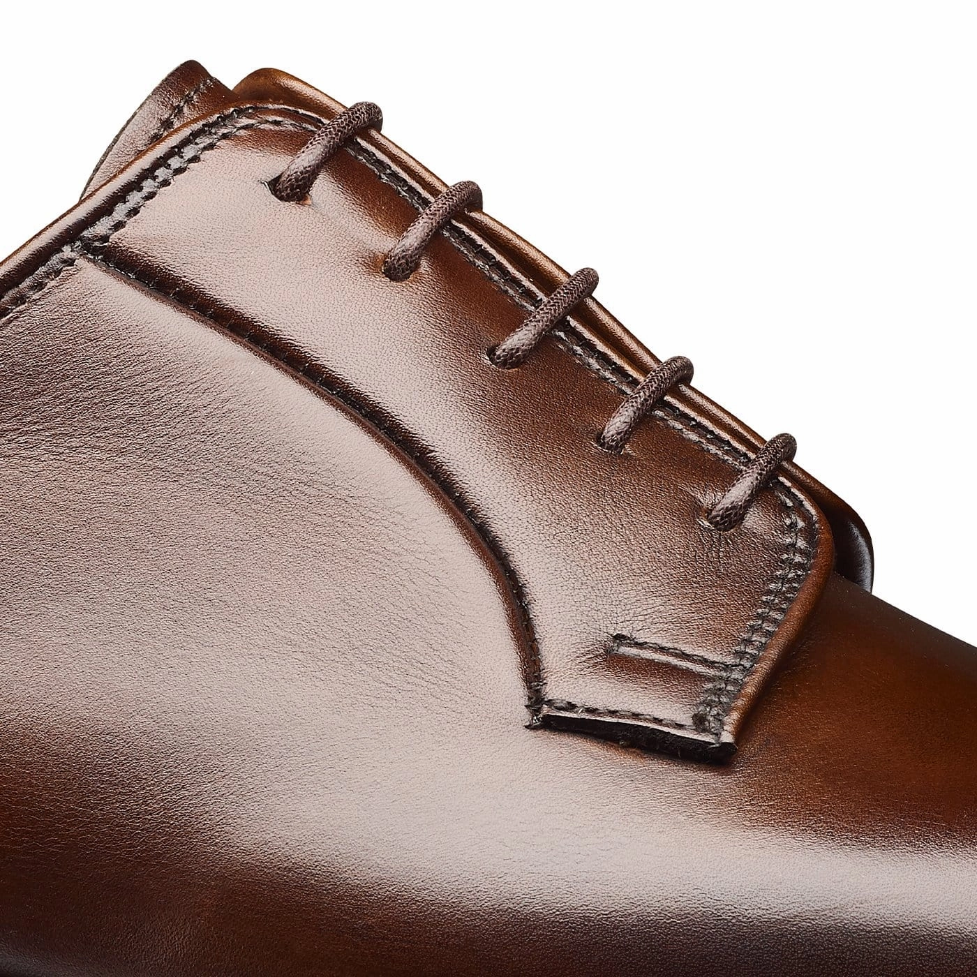 Tread Control Coffee Shop Lanark 3 Dark Brown Burnished Calf