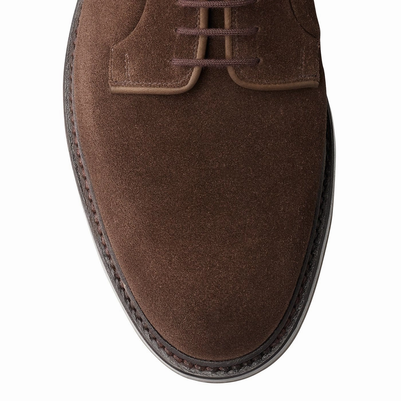 Soft color Lanark 3 Dark Brown Suede