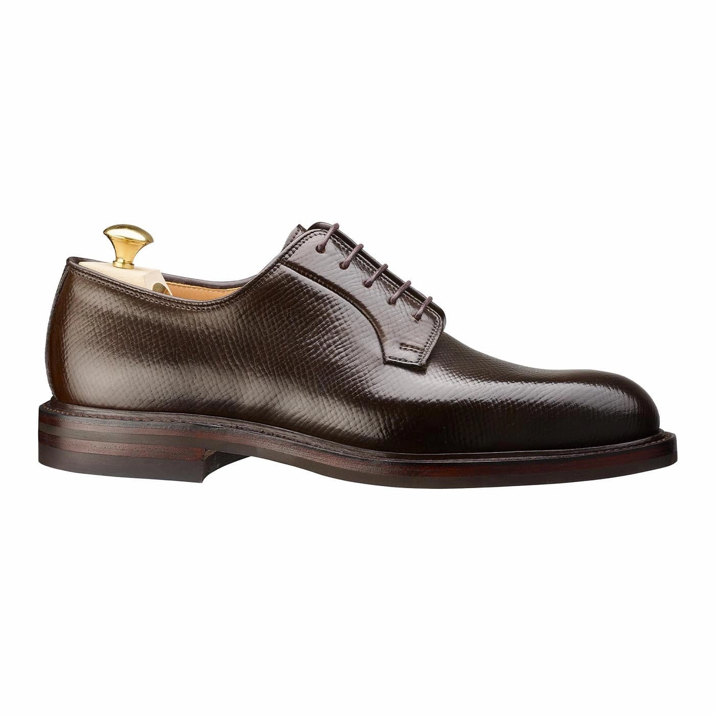 Full Ease Graduation Ceremony Lanark 5 Dark Brown Hatch Grain Cordovan