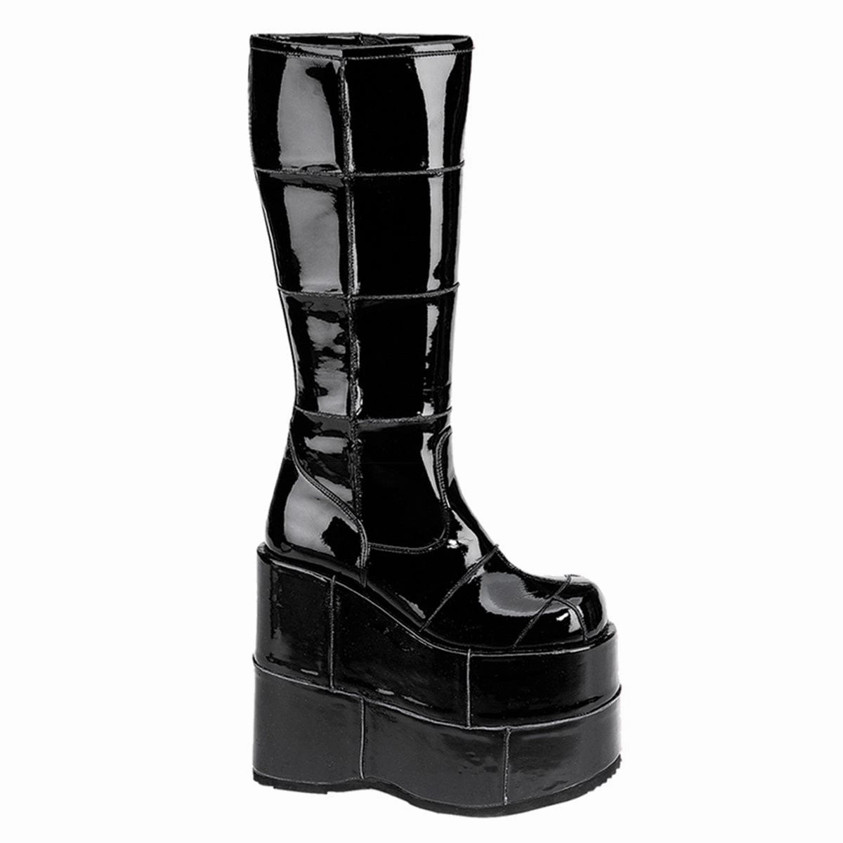 Winter Ready Look Winter Must STACK-301 Black Patent