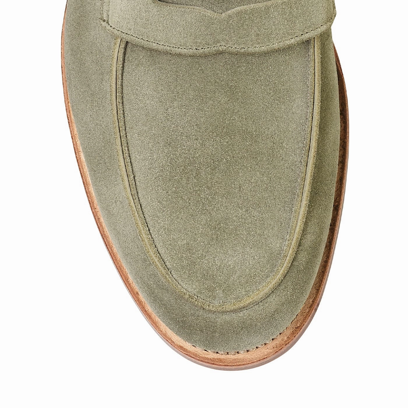 Lilou Pistachio Calf Suede Comfortable Design