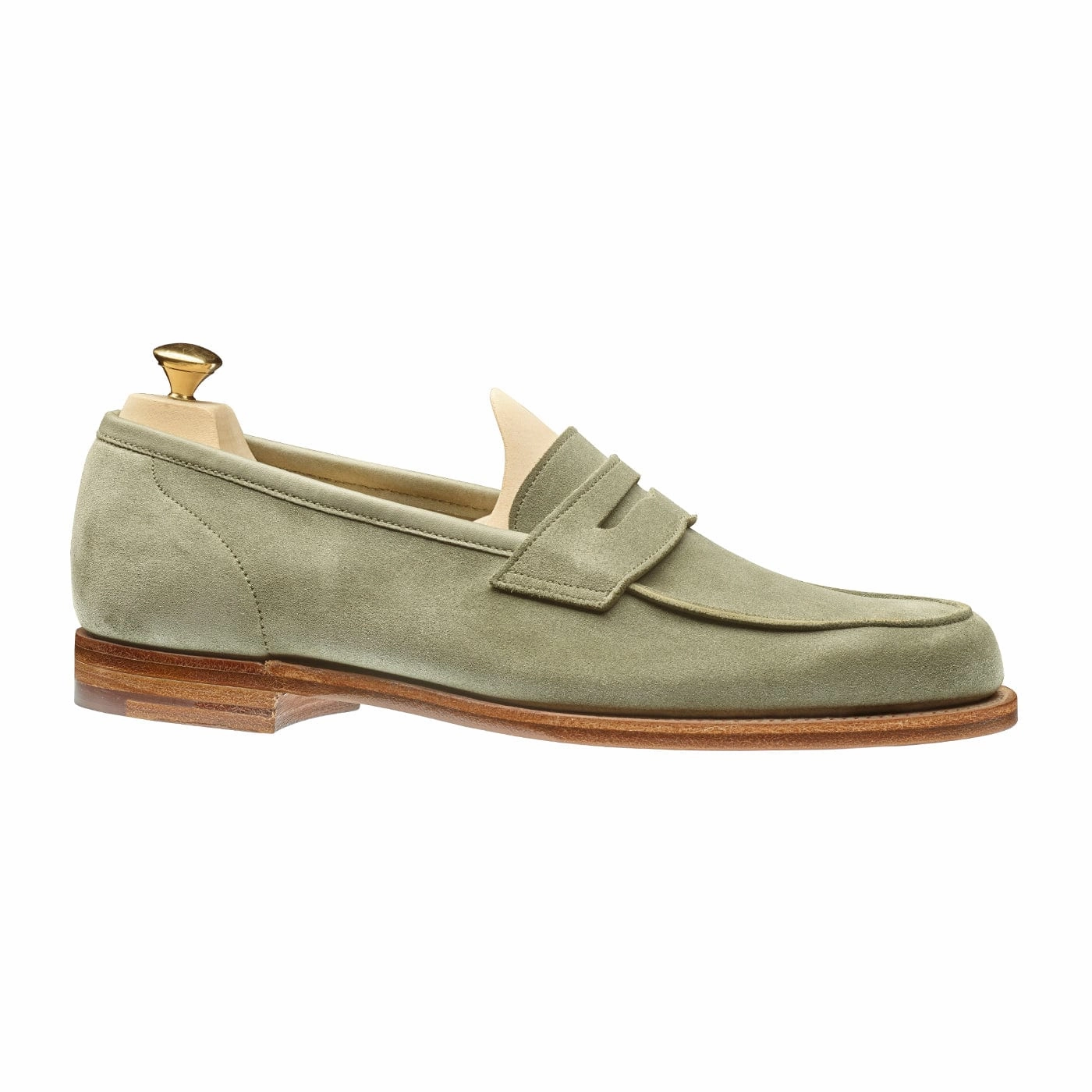 Guest Ready hand craft Lilou Pistachio Calf Suede